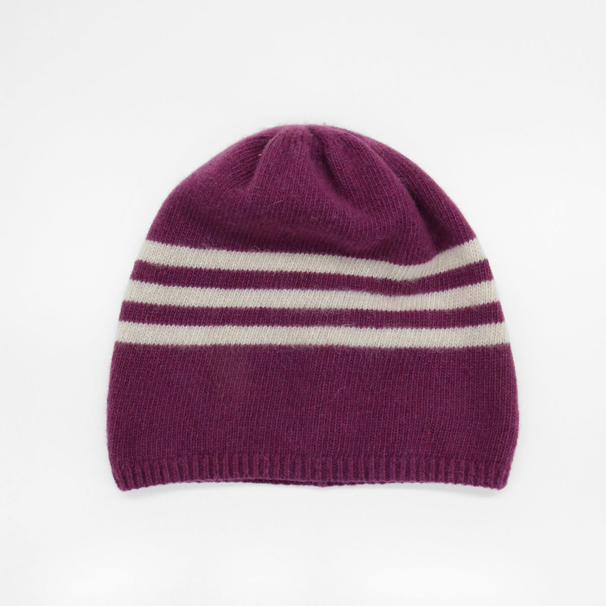 Striped Cashmere Beanie