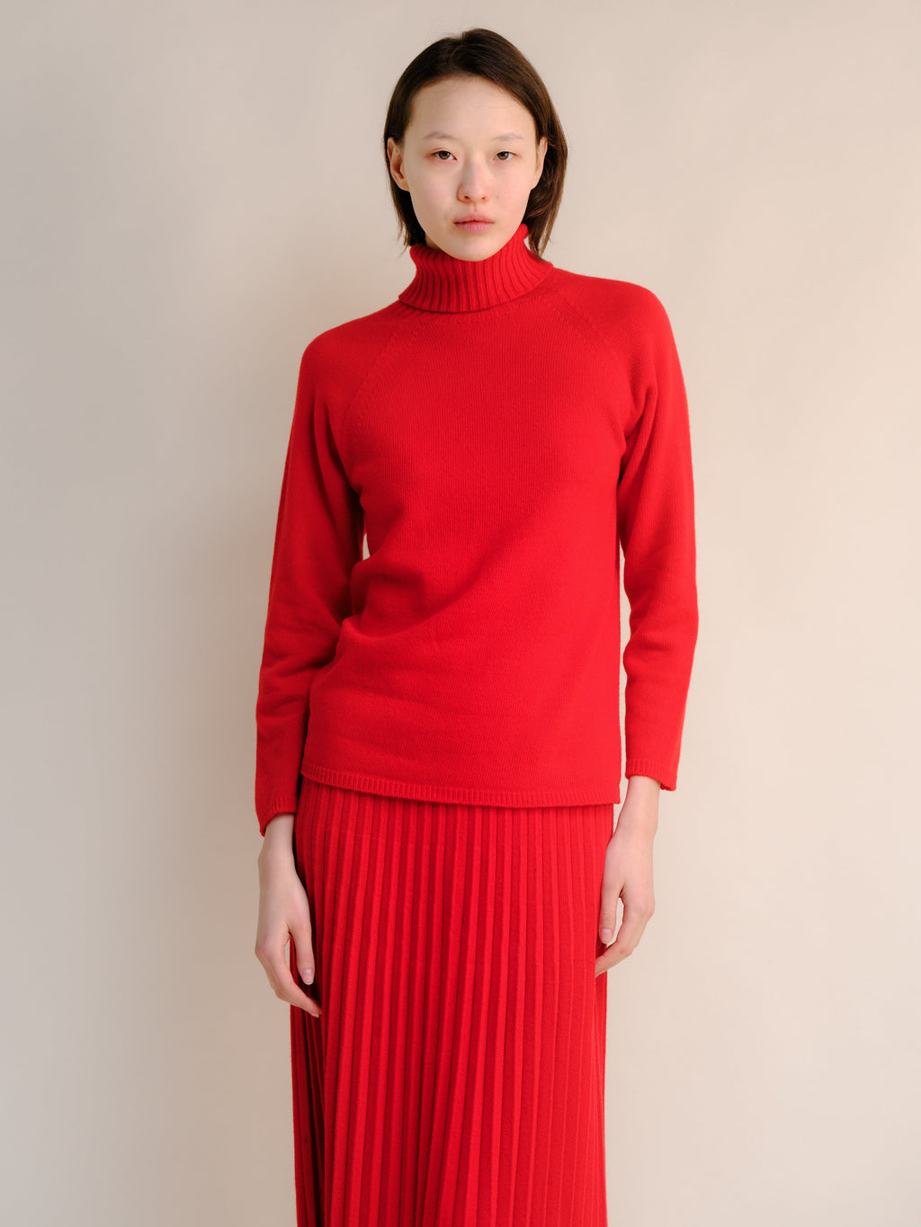 Cashmere Mix Turtleneck Sweater