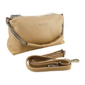Italian Leather Double-Zip Handbag