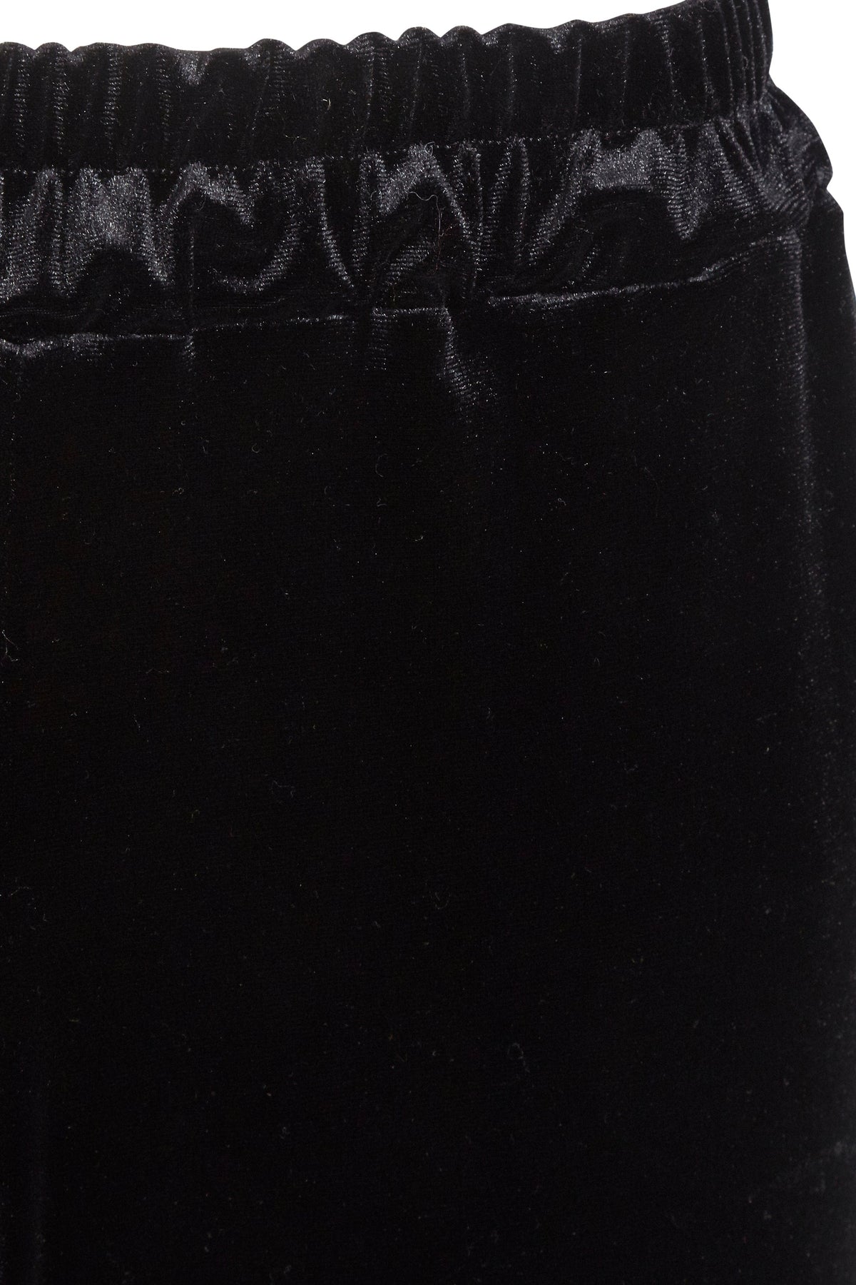 Wide Leg Velvet Trousers