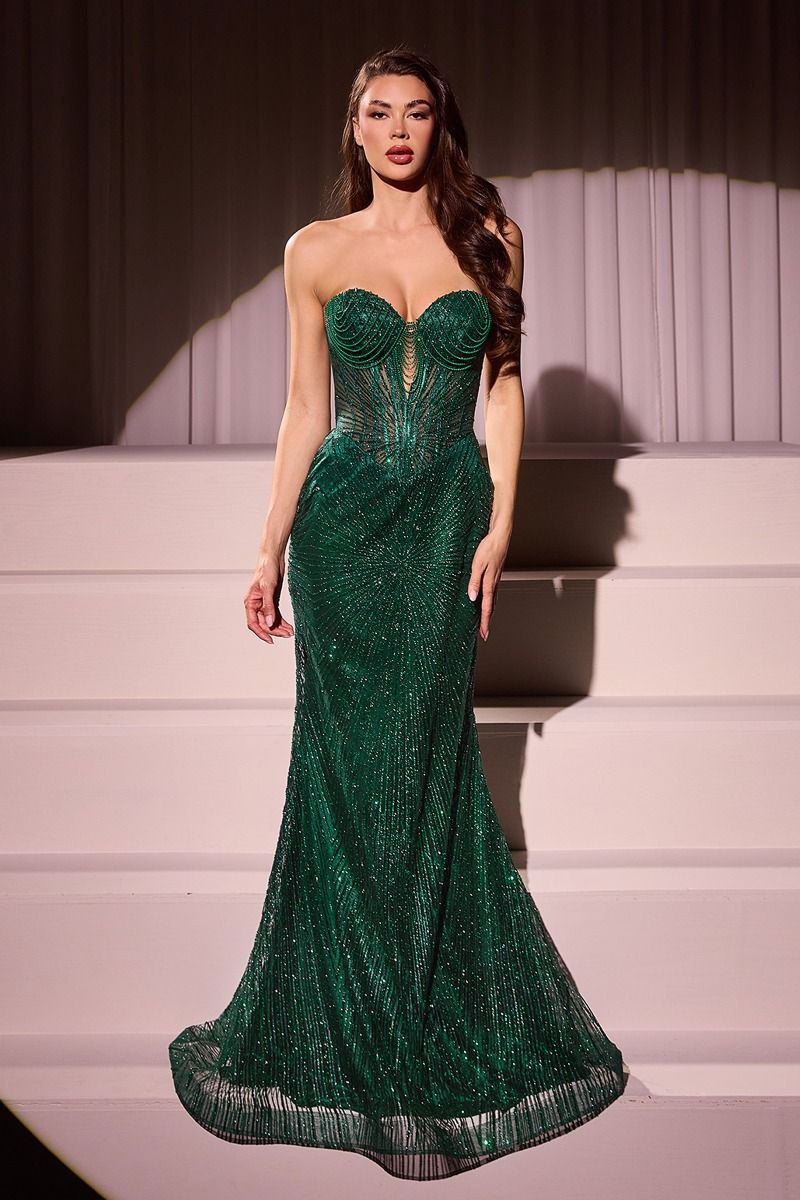 Beaded Sweetheart Mermaid Gown