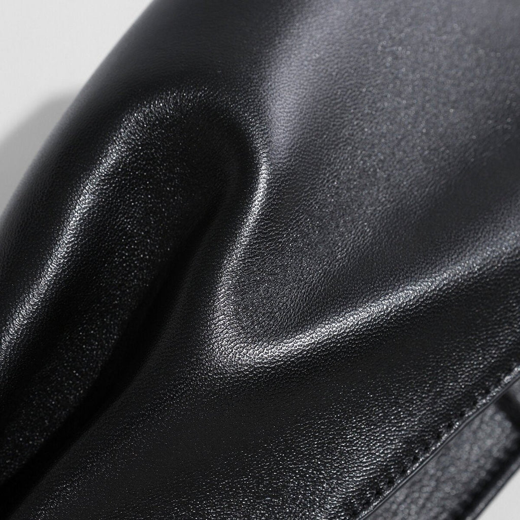 The Structured Leather Shoulder Bag