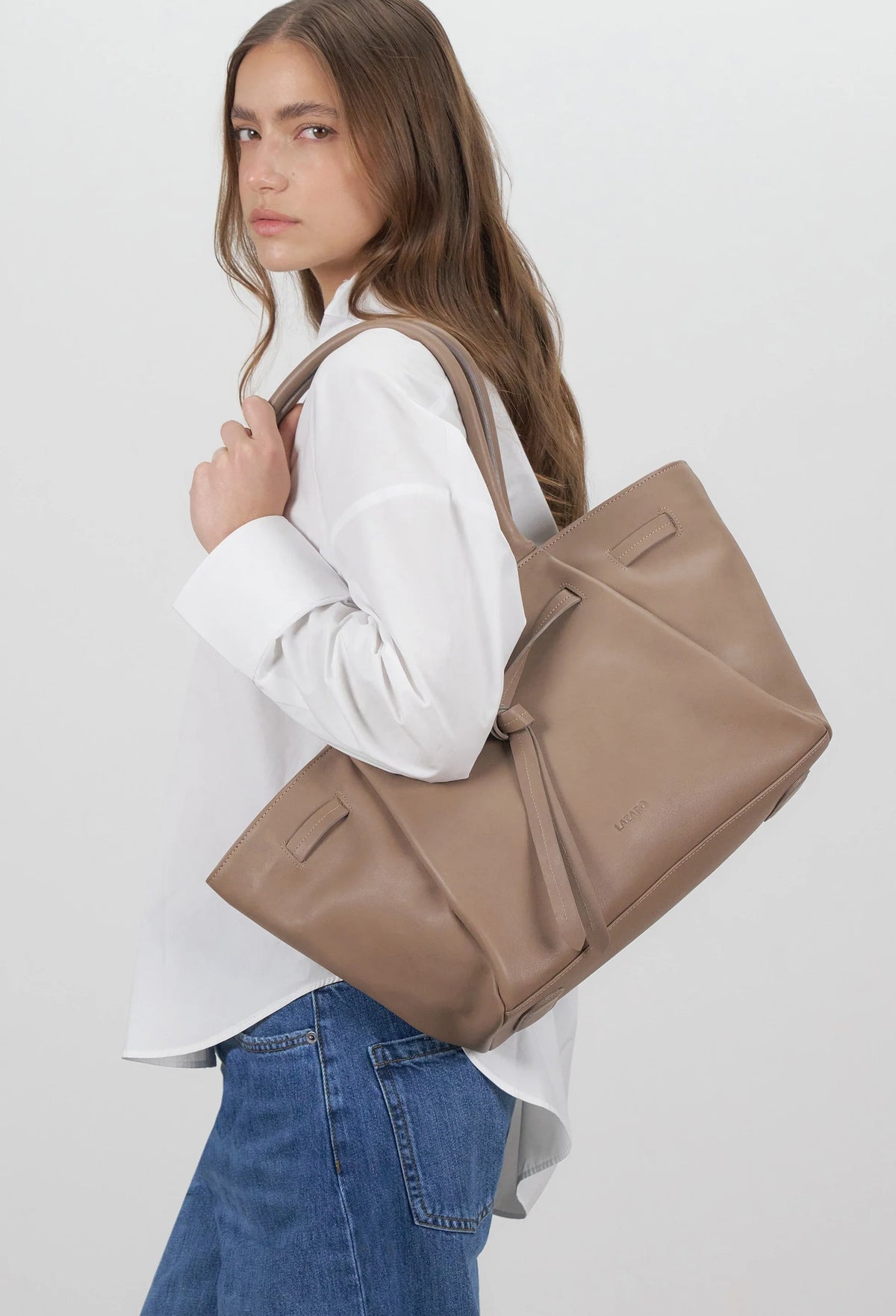 The Signature Carryall — Mink (Large)